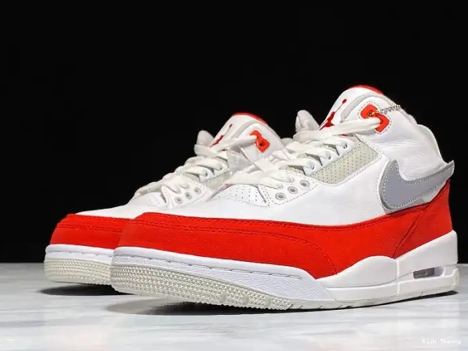 Kick Theory Air CJ0939-100 Red University Retro Jordan 3 White Tinker 0620